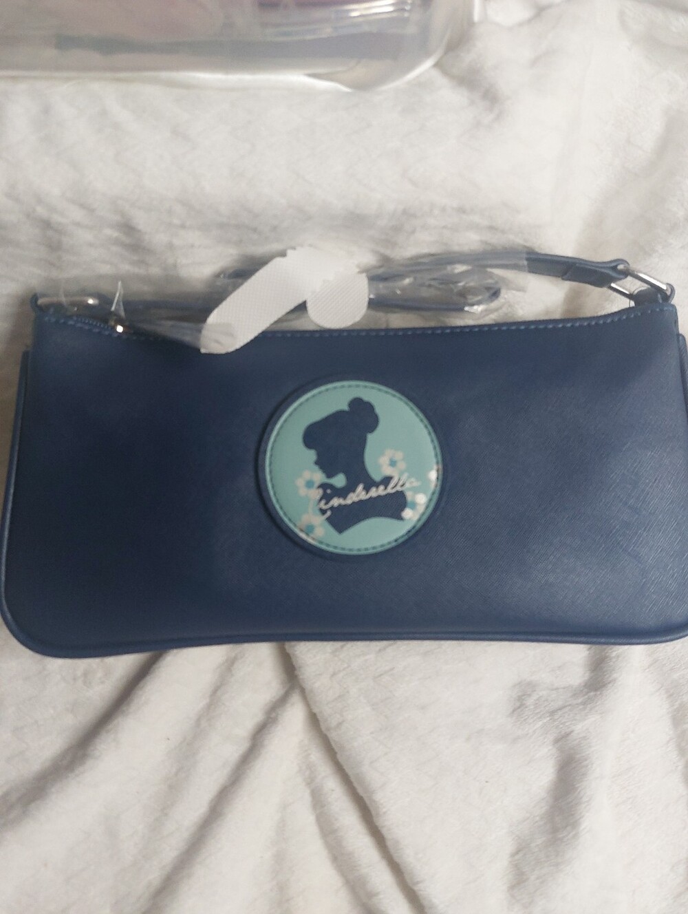 Danielle Nicole Navy Crossbody with Mint Cinderella Patch